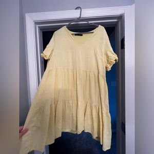 Yellow Smock Dress